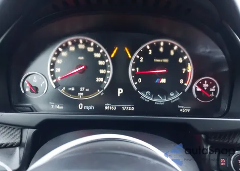 2016 BMW X5 M z USA, uszkodzony, nr VIN 5YMKT6C58G0R79357